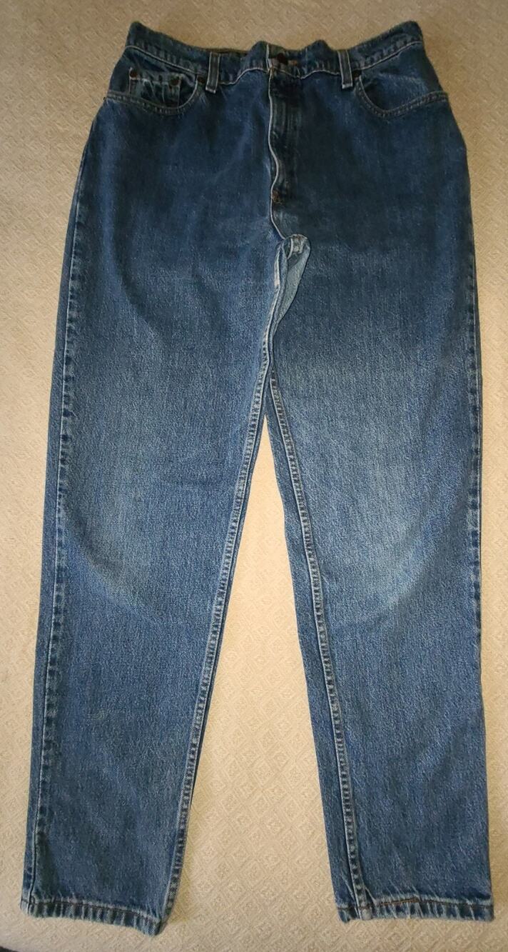 Levi’s 551 VTG 1995 High Rise Relaxed Fit Tapered Jeans Women's 14T 32×31 USA